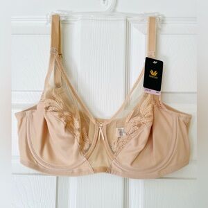 Wacoal Slimline | Seamless Underwire Minimizer Bra | Naturally Nude